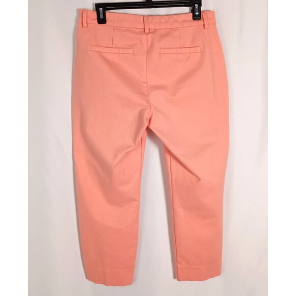 Liverpool Los Angeles Coral Pink Cropped Dress Pants Women’s Size 10/30 Stretch - Picture 3 of 6